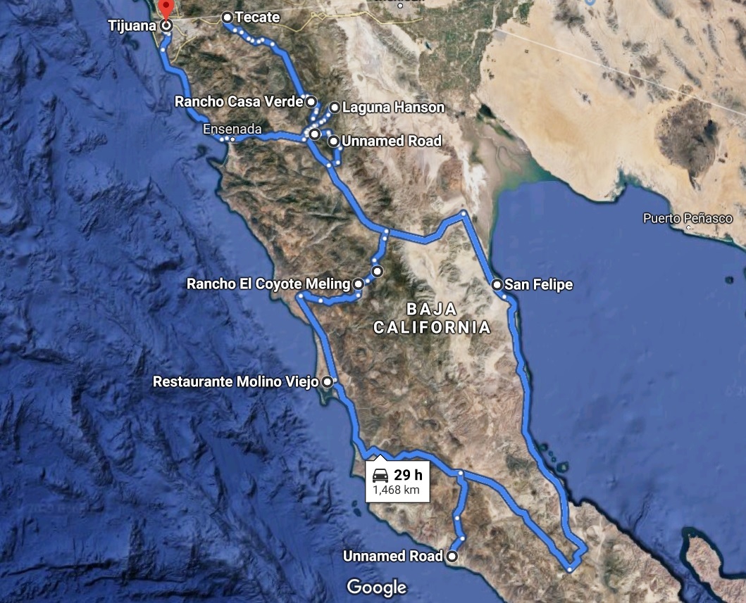 coarse road map